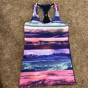 ivivva size 14 reversible tank